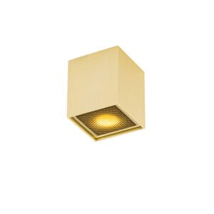 Dizajnový bodový reflektor na povrchovú montáž zlatý GU10 50 mm - Qubo Honey