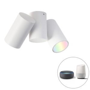 Smart spot biely nastaviteľný vrátane 2 WiFi GU10 - Michael